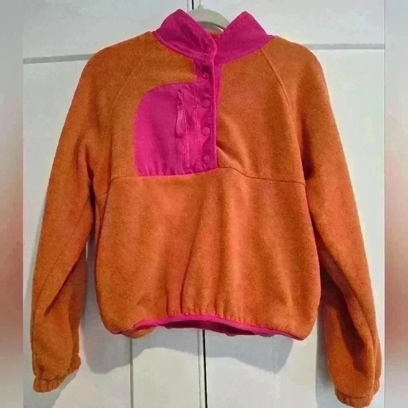 Hippie Rose Orange & Pink Pullover - Picture 1 of 7